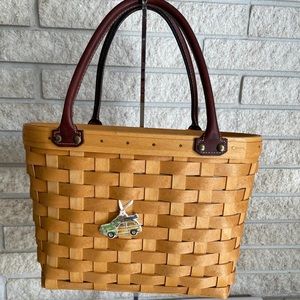 Longaberger Vintage Signed Basket Bag